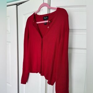 Christmas Red Cardigan